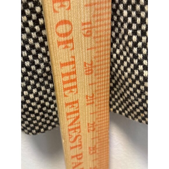 Charter Club Petite Size 10P Black & White Checkered Wool Blend Jacket - Picture 6 of 10